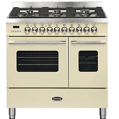 Britannia RC-9TG-DE Delphi Dual Fuel Range Cooker Cream
